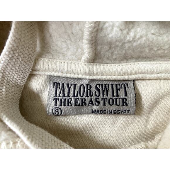 Taylor Swift hoodie concert The Eras tour Beige small pullover - Picture 4 of 8